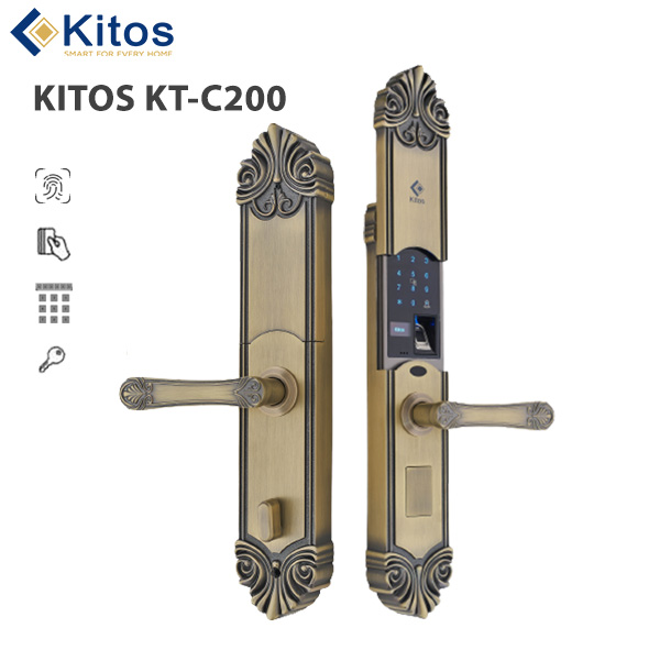 Khoá điện tử thông minh KITOS KT-C200 - kiểu dáng tân cổ điển